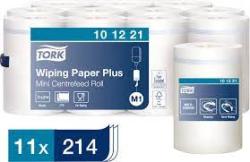 Tork papierov utierka Plus M1 Celulza + recykel Biela 2 21,5x35cm 75 m / 214 (11 ks)