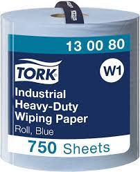 Tork Heavy-Duty priemyseln papierov utierka W1  Celulza Modr 3 36,9x34cm 1ks