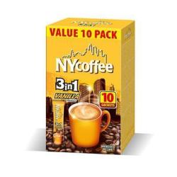 KVA 3v1 NYCOFFEE VANILLA 140g (10x14g) MOKATE