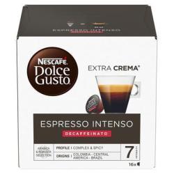 KVA MLET KAPS DOLCE GUSTO ESPRESSO INTENSO DECAFFEINATO 16CAP. 99,2g NESCAF