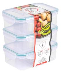 Dza MagicHome Lunchbox E810x3 1000 ml, obdnikov, klip, PP, sada 3 ks, Clip