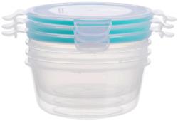 Dza MagicHome Lunchbox, okrhla, Clip, sada 3 ks, 700 ml, 14,5x14,5x7,5 cm