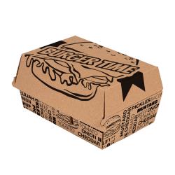 BurgerBox  Double /box s extra prieinkom / ks 200x130x110 s potlaou (50ks)