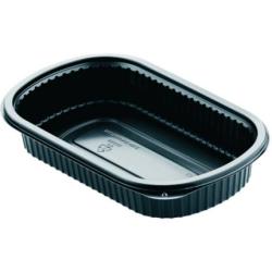 Krabika Meal PP Black 1-dielna 240x150x40 mm [50 ks] do mikrovlnky