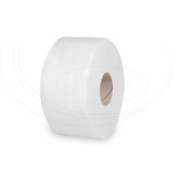 Toaletn papier (Tissue) 2-vrstvov s rabou biely `JUMBO` O19cm 100m [12 ks]_1