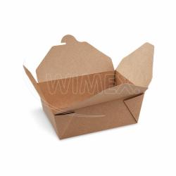 Food box (PAP/PE) nepremastiten kraft `M` 151 x 120 x 65 mm  [50 ks] DOPREDAJ 48623