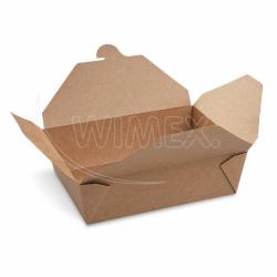 Food box (PAP/PE) nepremastiten kraft `L` 195 x 140 x 65 mm 1800ml [50 ks]_2