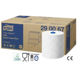 Tork Maticpapierov utierky v koti H1 Advanced  + recykel Biela 2 21x25 120016