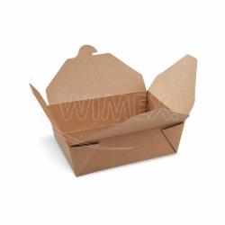 Food box (PAP/PE) nepremastiten kraft `M` 150 x 120 mm 1000ml [50 ks] (76922)