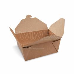 Food box (PAP/PE) nepremastiten kraft `M` 150 x 120 mm 1300ml [50 ks]