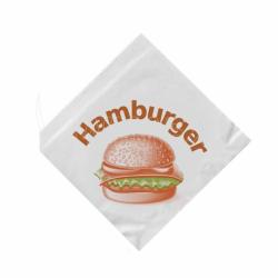 Papierov vrecko Hamburger 16 x 16 cm [500 ks]