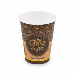 Papierov pohr "Coffee to go" O90mm 420ml `L: 0,3L/12oz` [50 ks]