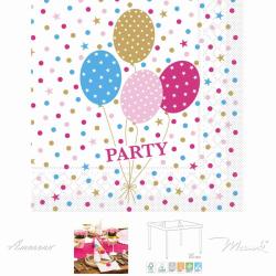 Servtky MANK Party Ballons pink/gold, 33x33cm-100ks