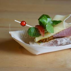 Fingerfood miska dreven lodika 16,5 x 8,5 cm [100 ks]2